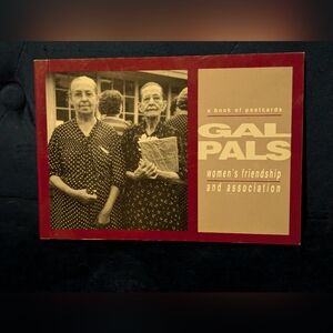 Postcard Photo art Book Gal Pals